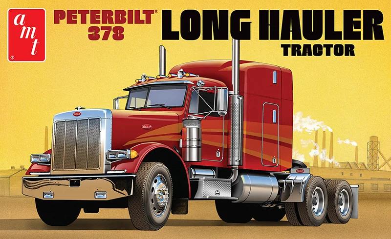 AMT 1/24 Peterbilt 378 Long Hauler Model Kit — box art