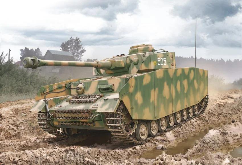 Italeri 1/35 Pz Kpfw IV Ausf H Model Kit — box art