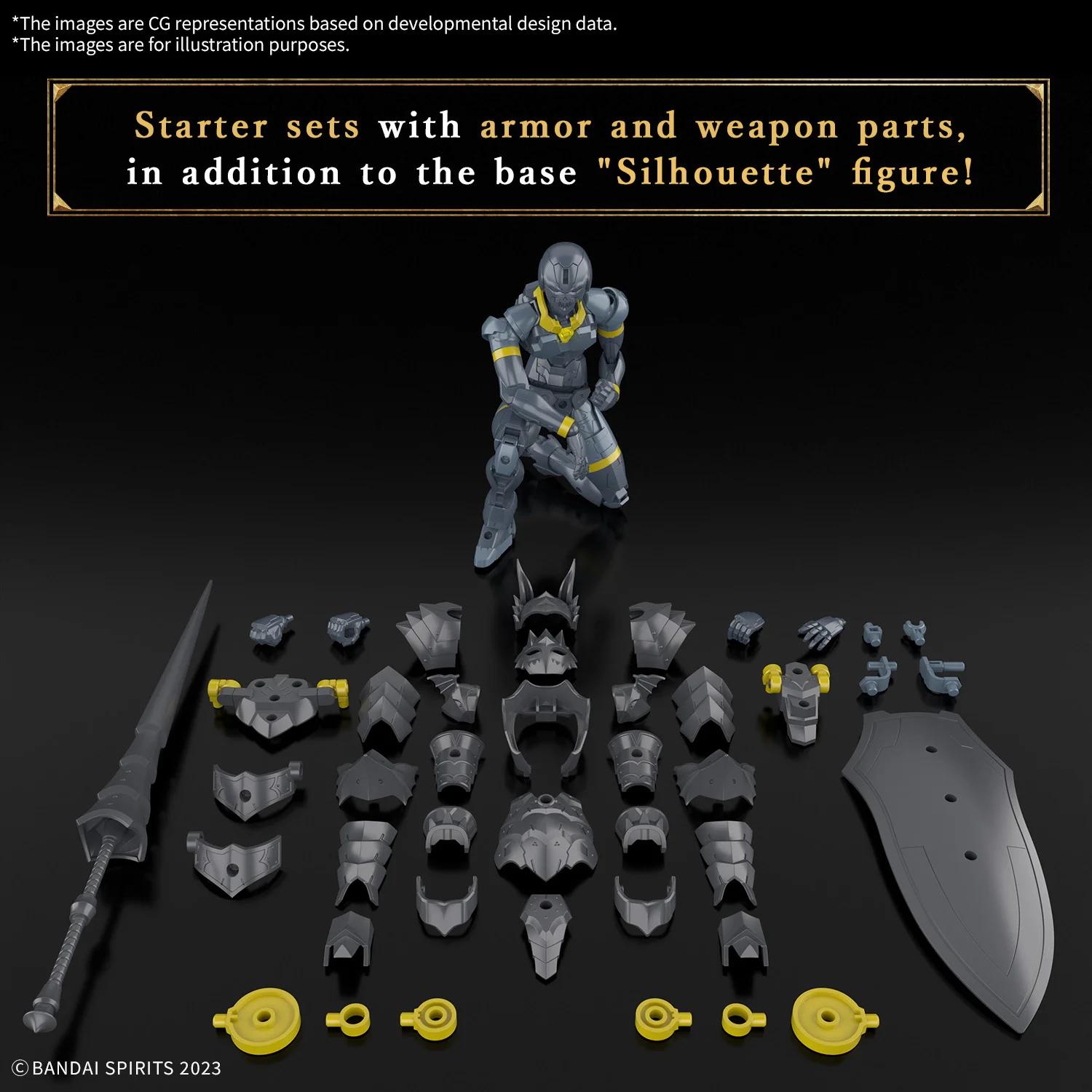 Bandai 1/144 30MF Rosan Lancer Model Kit — official product photo 3