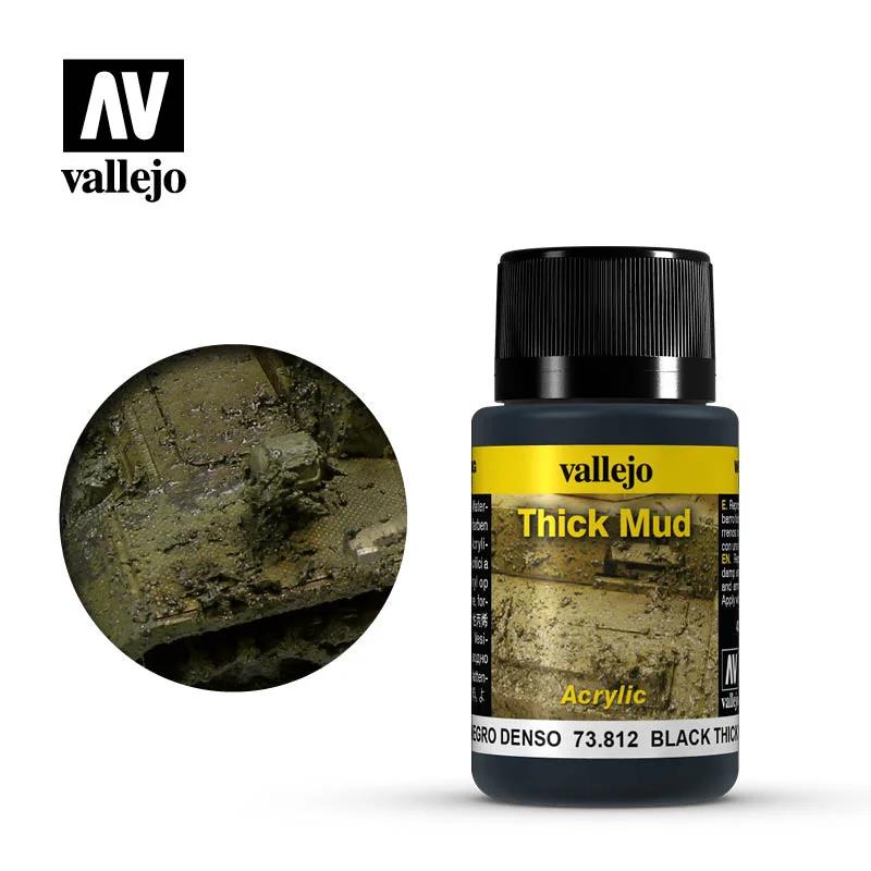 Vallejo Black Thick Mud 40ml 6p