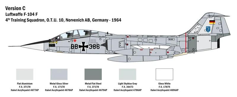 Italeri Tf104g Starfighter Aircraft 32 Model Kit — official product photo 6