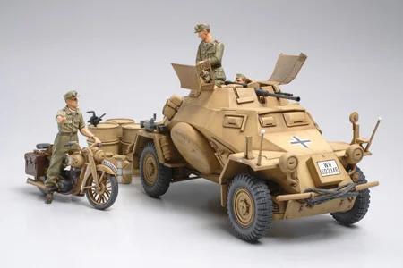 Tamiya 1/35 SD Kfz 222 Armored Car Model Kit — box art
