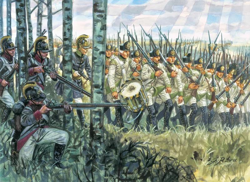 Italeri 1/72 Austrian Infantry 1798-1805 Model Kit — official product photo 1
