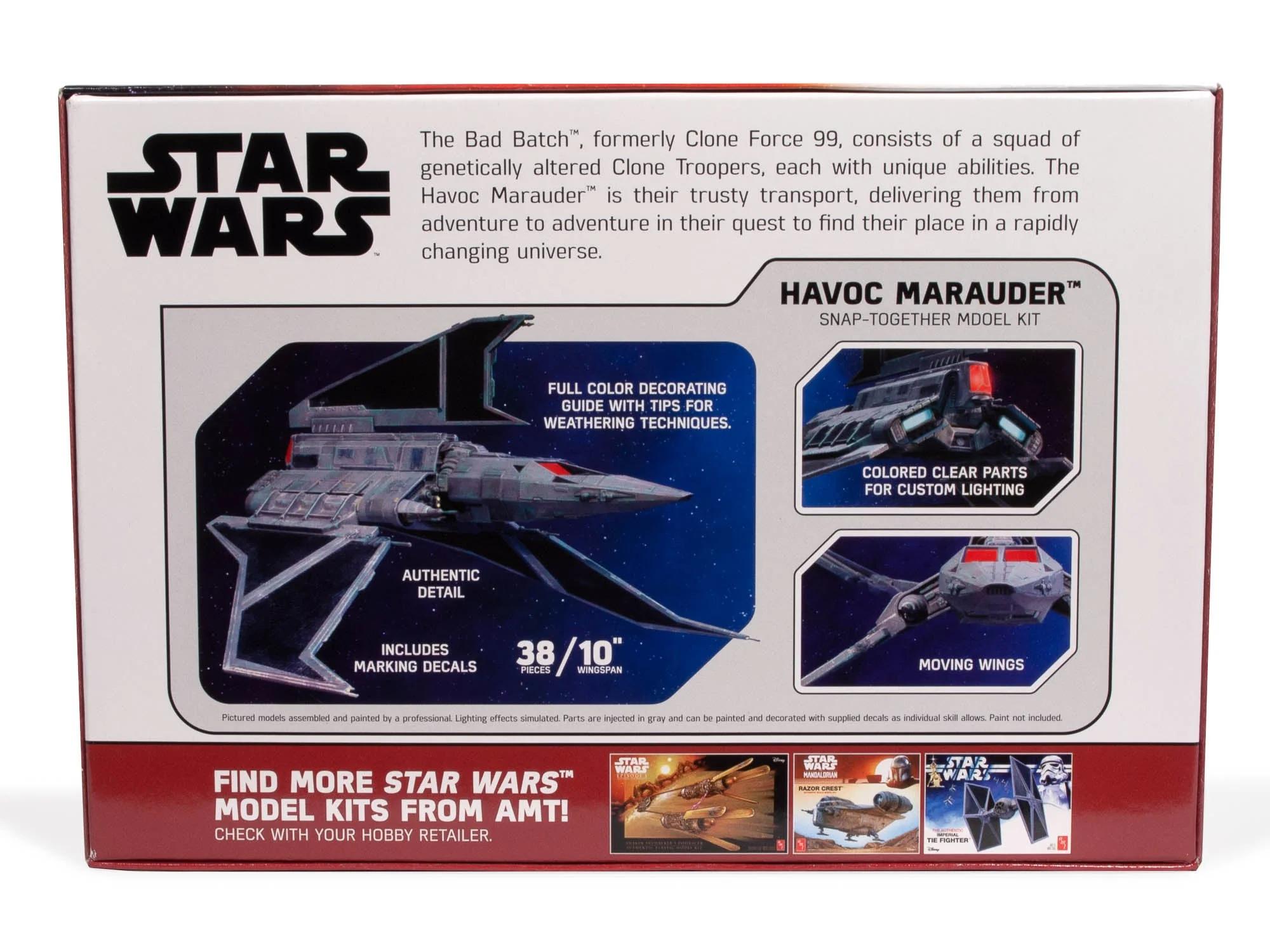 AMT 1/144 Star Wars Bad Batch Havoc Marauder Model Kit — official product photo 4