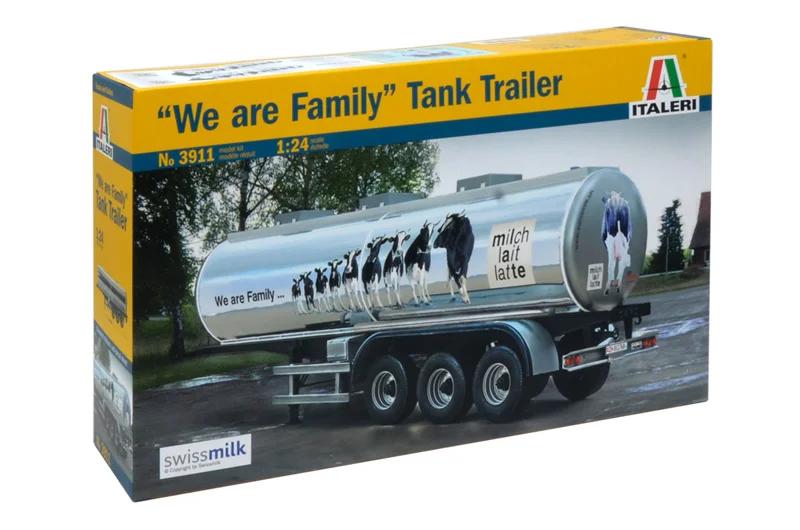 Italeri 1/24 Family Tank Trailer Model Kit — official product photo 1
