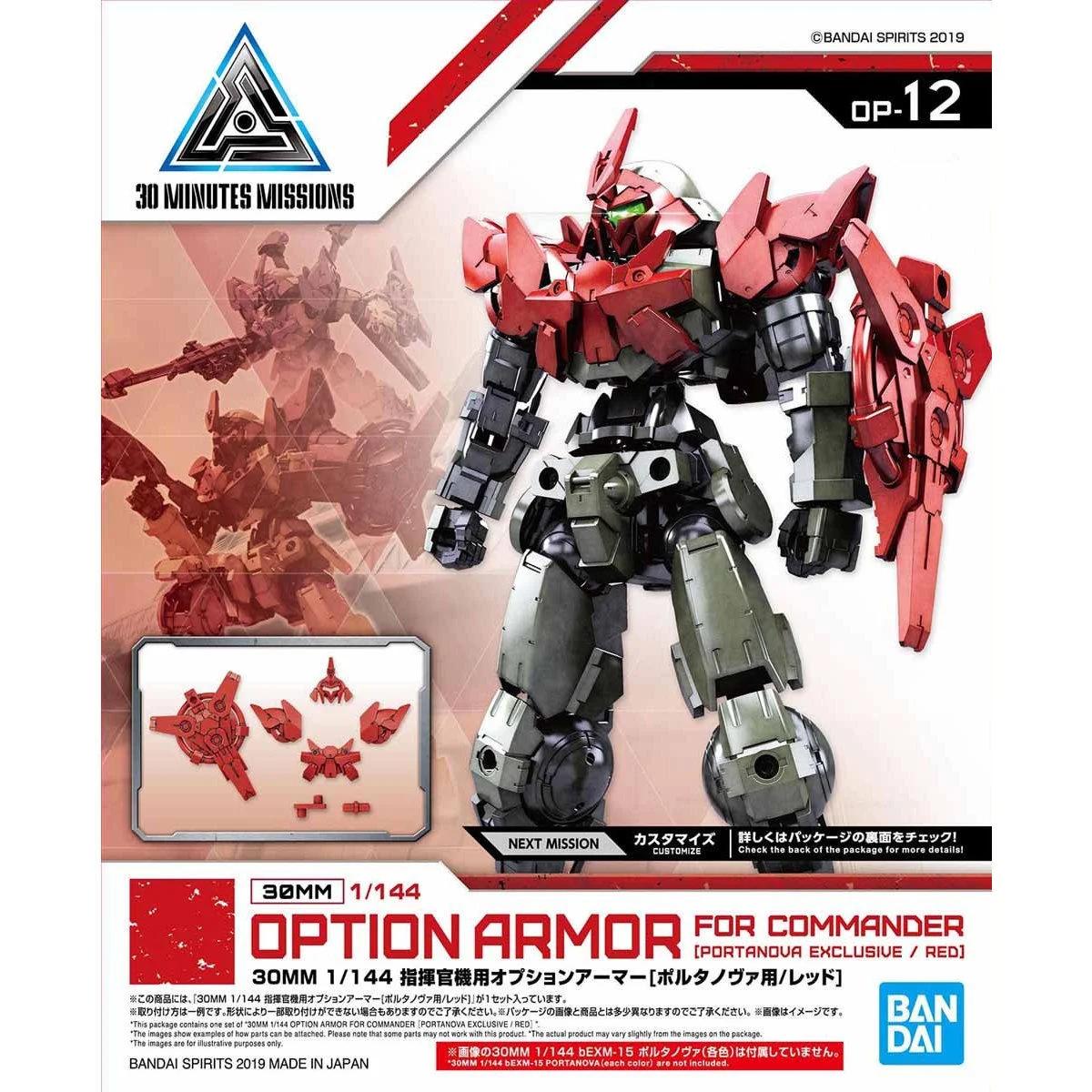 Bandai 1/144 30MM 12 Option Armor Commander 1p Model Kit — official product photo 5