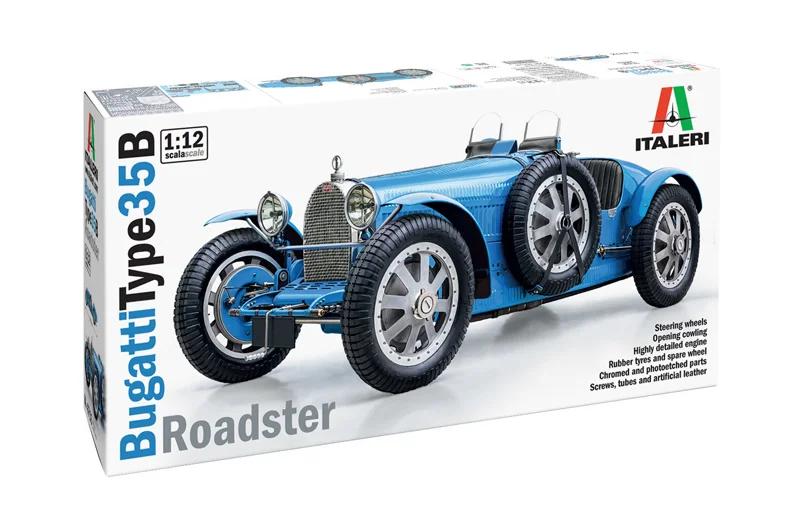 Italeri 1/12 Bugatti 35b Roadster Model Kit — official product photo 2