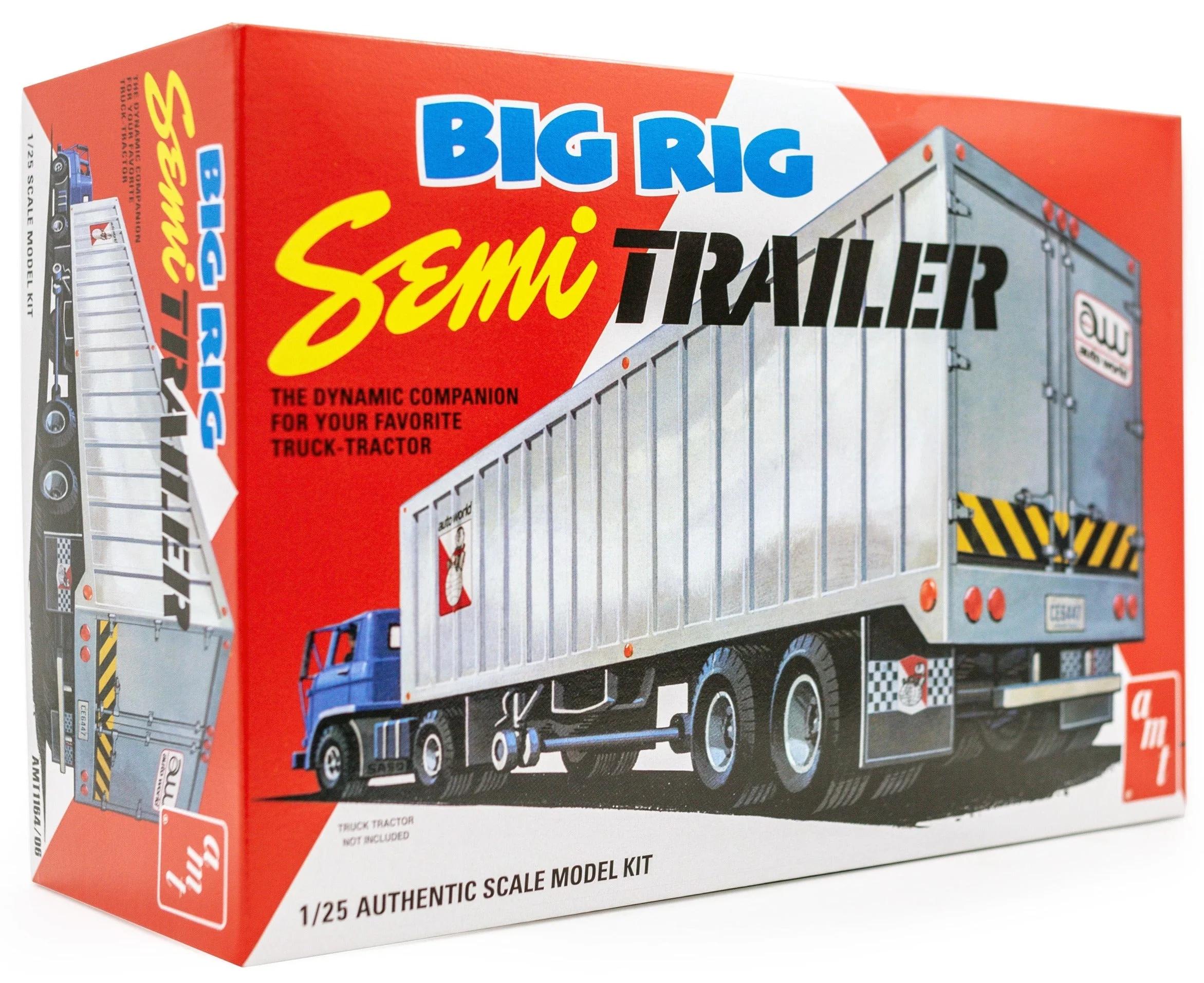 AMT 1/25 Big Rig Semi Trailer Model Kit — official product photo 1
