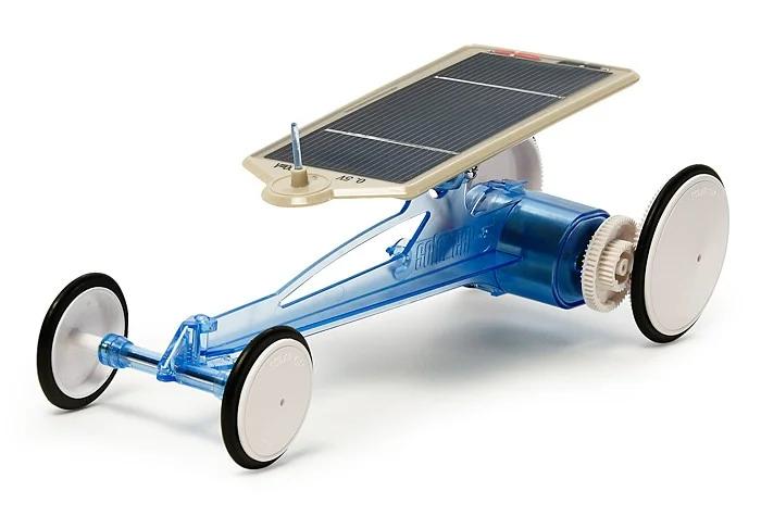 Tamiya Solar Car Assembly Blue Model Kit — official product photo 1