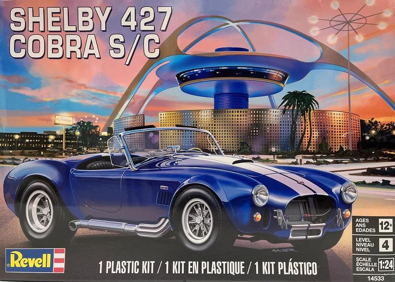 Revell 1/24 Shelby Cobra 427 S C Model Kit — official product photo 1