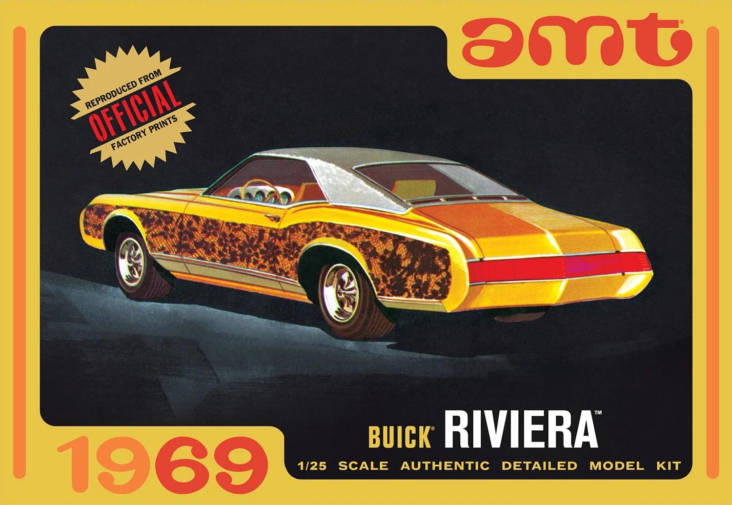 AMT 1/25 1969 Buick Riviera Model Kit — box art