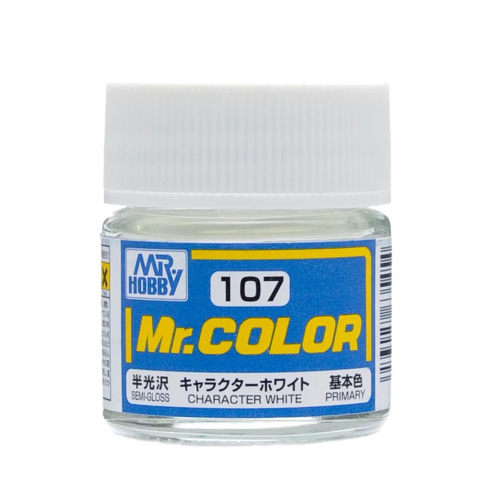Mr. Hobby Mr. Color Character White (C107) 10 ml — official product photo 1