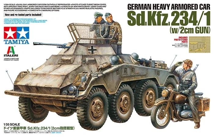 Tamiya 1/35 German Hvy Armored Car SD Kfz 231 Model Kit — official product photo 1