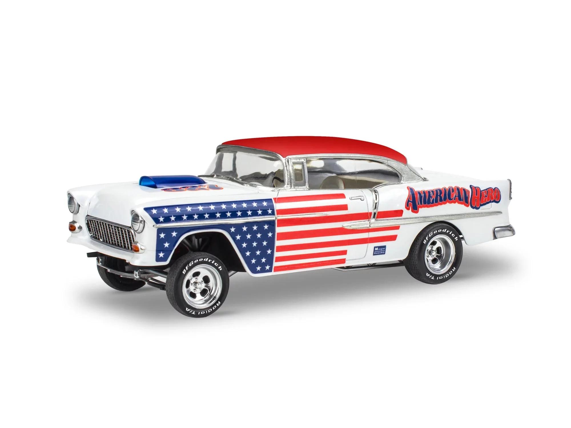 Revell 1/24 55 Chevy Bel Air Street Machin 2n1 Model Kit — official product photo 1