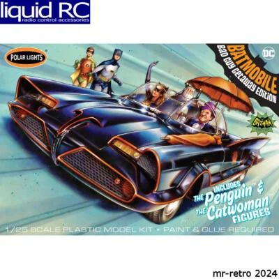 Polar Lights 1/25 1966 Batmobile W Catwoman Penguin Model Kit — box art