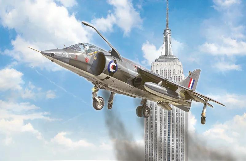 Italeri 1/72 Harrier Gr 1 Transatlantic Air Race Model Kit — official product photo 1