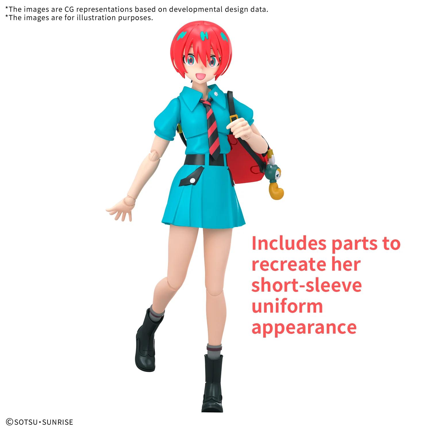 Bandai Amate Yuzuriha Gquuuuuux Fig-rise Model Kit — official product photo 4