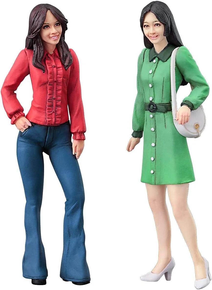 Hasegawa 1/24 Girl Figures Casual Dress Model Kit — official product photo 1