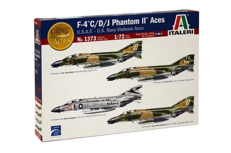 Italeri 1/72 F4c D J Phantom II Aces Model Kit — official product photo 1