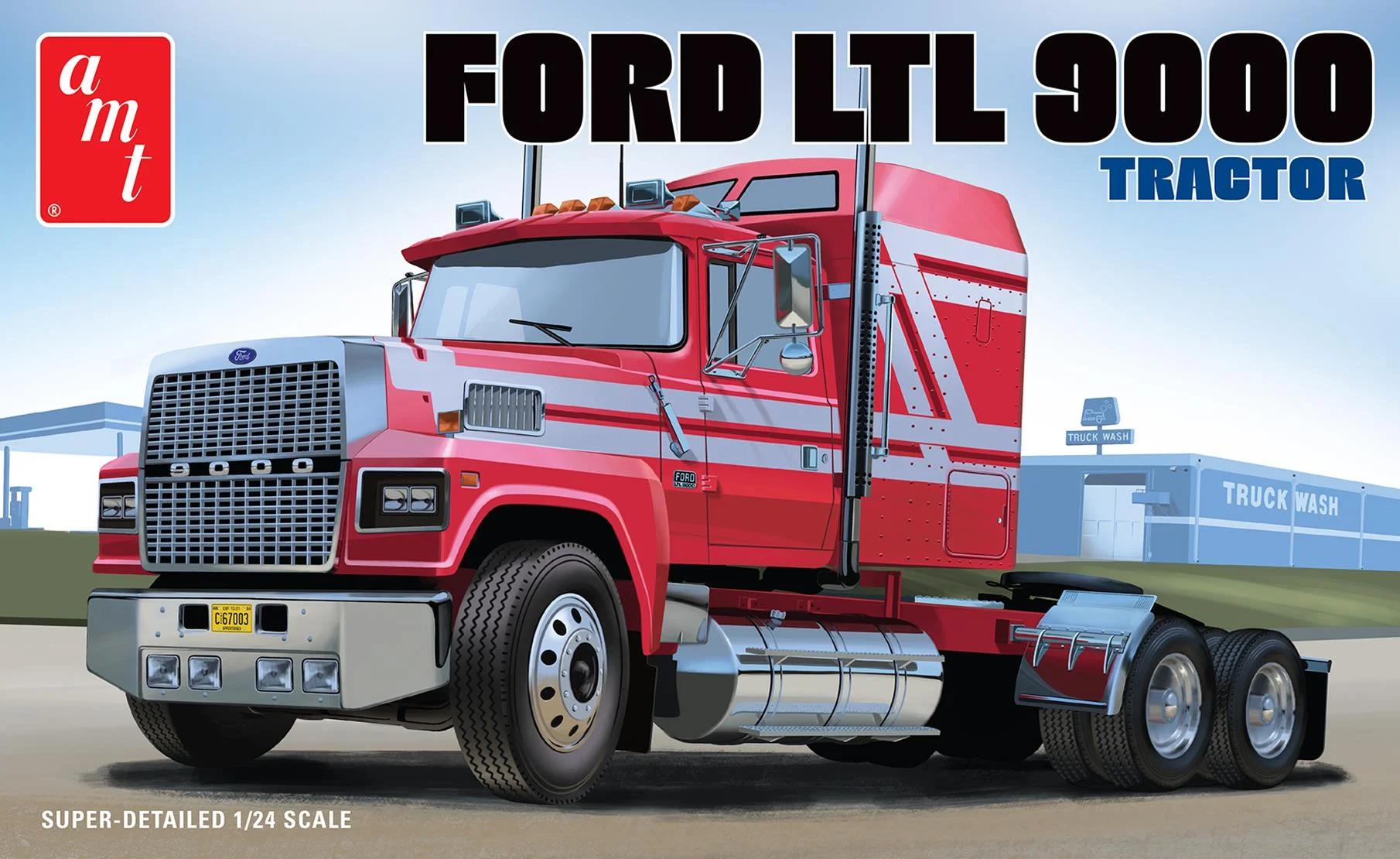 AMT 1/24 Ford Ltl 900 Semi Tractor Model Kit — box art