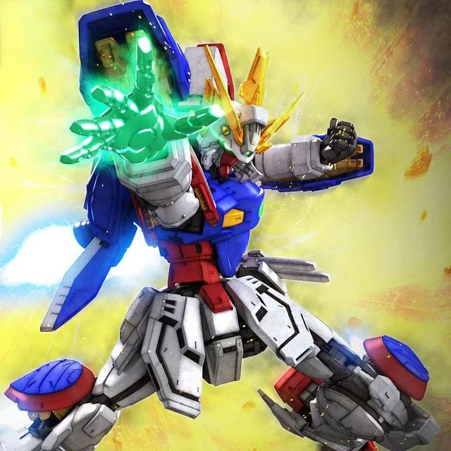 Bandai 1/144 RG Shining G Model Kit — box art