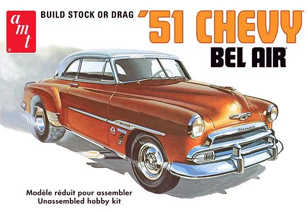 AMT 1/25 51 Chevy Bel Air Model Kit — box art