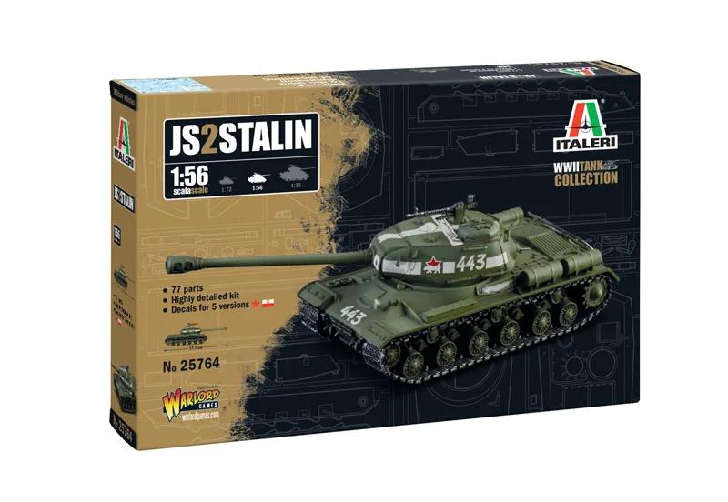 Italeri 1/56 JS-2 Stalin Model Kit — box art