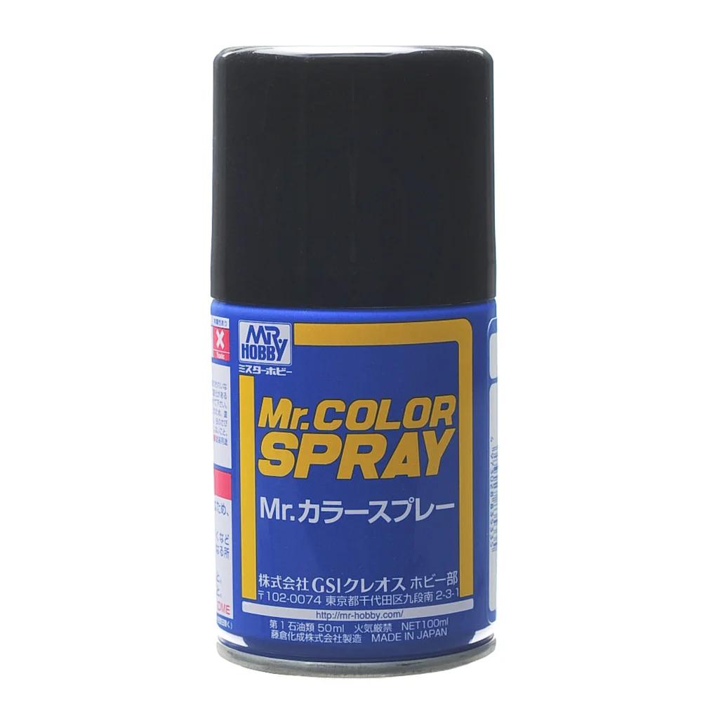 Mr. Hobby Mr. Color Spray Black (S2) 100 ml — official product photo 1