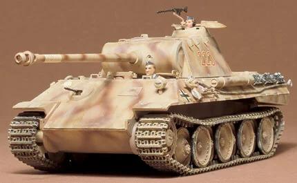 Tamiya 1/35 Panther German Tank Model Kit — box art