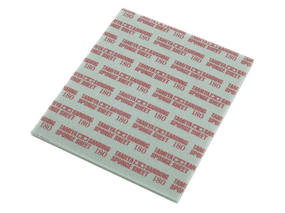 Tamiya Sanding Sponge Sheet 180 — official product photo 1