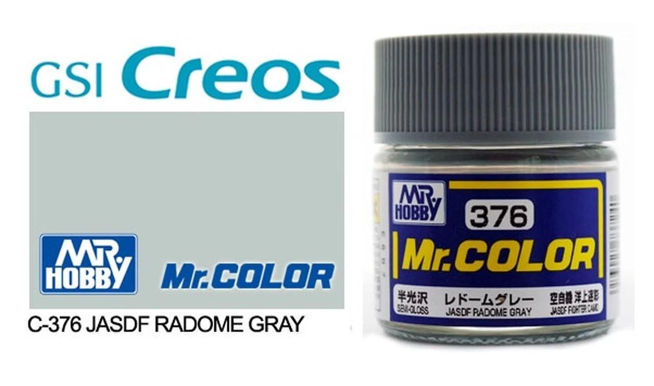 Mr. Color C376 Semi-Gloss JASDF Radome Gray 10ml — product photo
