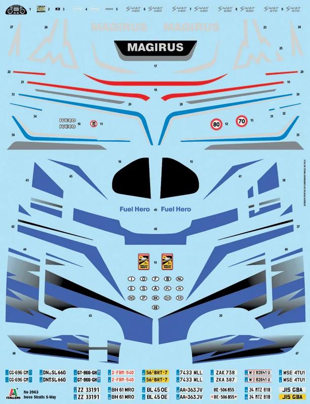 Italeri 1/24 Ivesco S-way Model Kit — official product photo 2