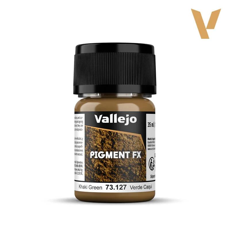 Vallejo Kakhi Green Pigment 30ml 6pc — product photo