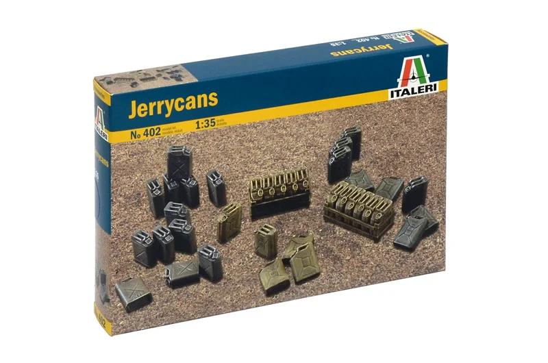 Italeri 1/35 Jerry Cans Model Kit — official product photo 1