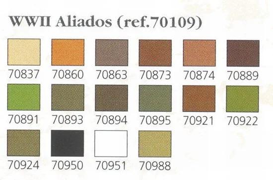 Vallejo Color Ww2 Allied Forces Set 16 — product photo