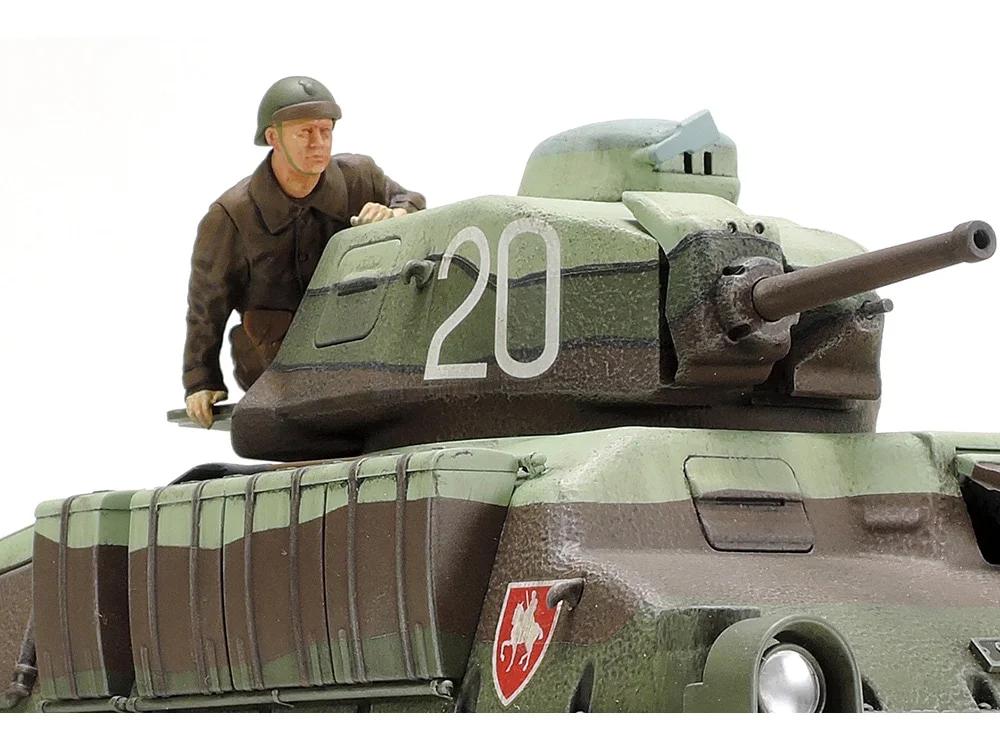 Tamiya 1/35 French Med Tank Somua S35 Model Kit — official product photo 6