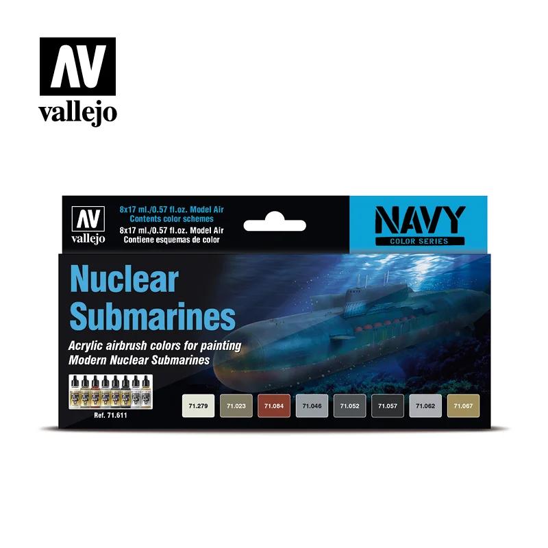 Vallejo Air Nuclear Submarine 8 Color Set — product photo