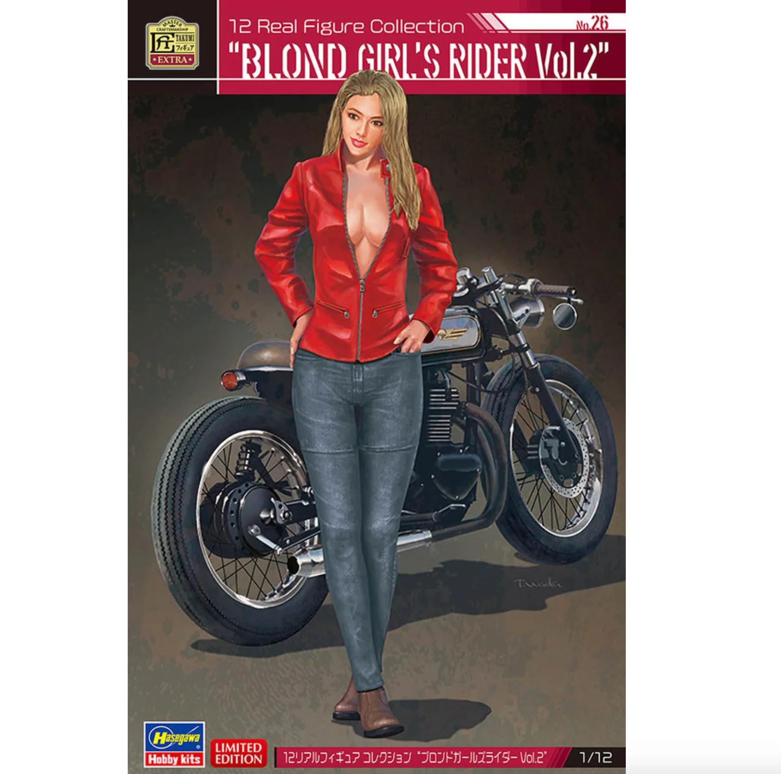 Hasegawa 1/12 Blond Girls Real Girls 26 Model Kit — official product photo 1