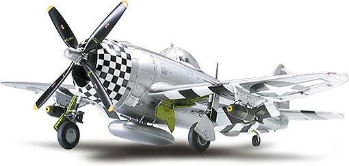 Tamiya P-47D Thunderbolt Bubbletop 48 Model Kit — box art