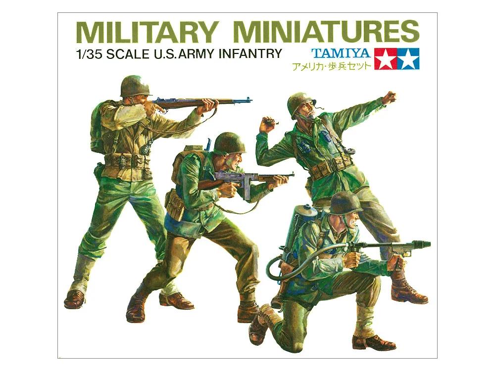 Tamiya 1/35 US Army Infantry WWII Model Kit — official product photo 1