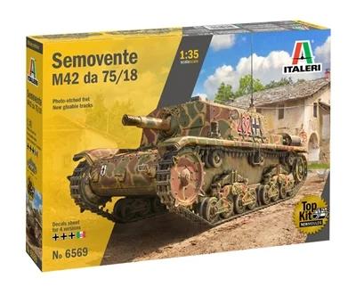 Italeri 1/35 Semovente M42 Da 75 18mm Model Kit — box art