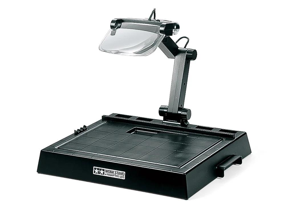 Tamiya Work Stand W Magnifying Lens — official product photo 1