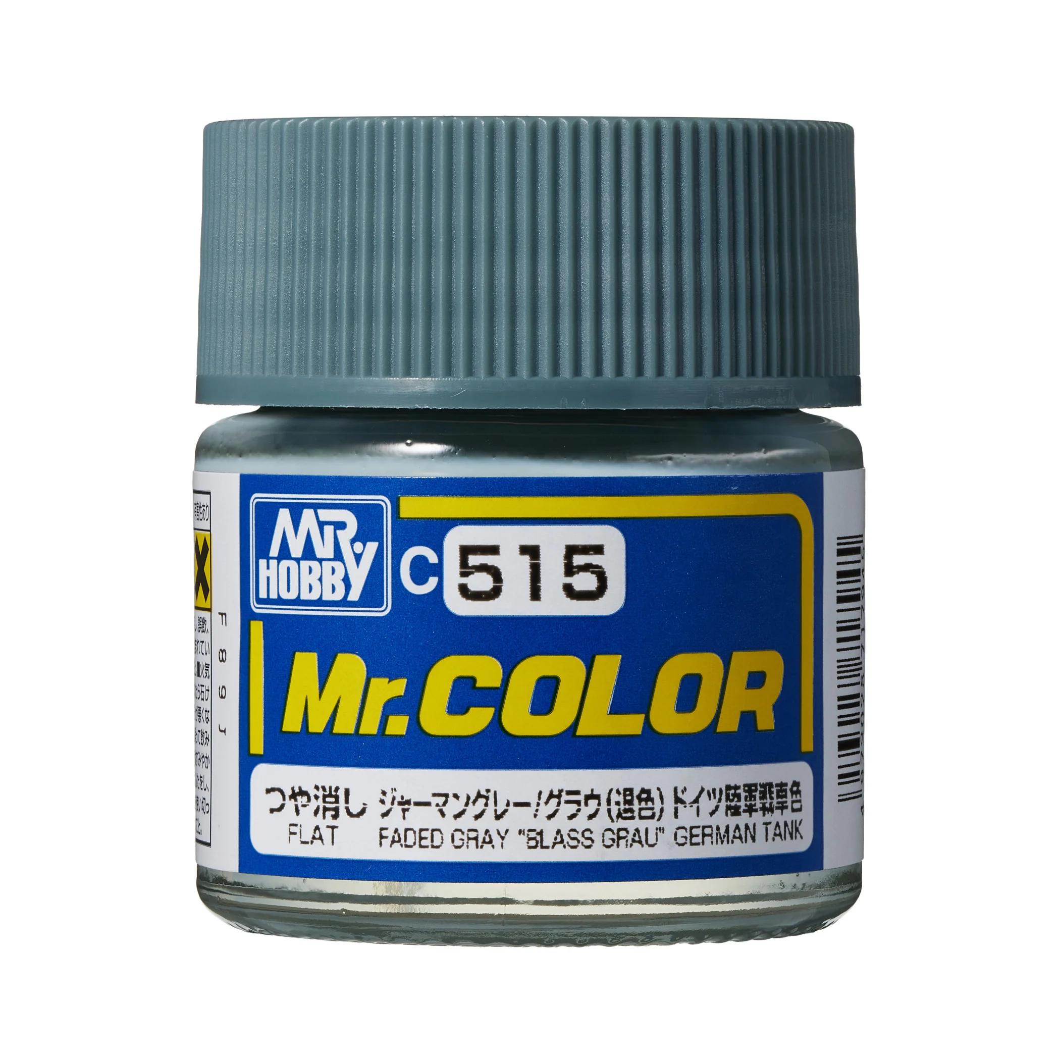 Mr. Hobby Mr. Color Faded Gray “Blassgrau” (C515) 10 ml — official product photo 1