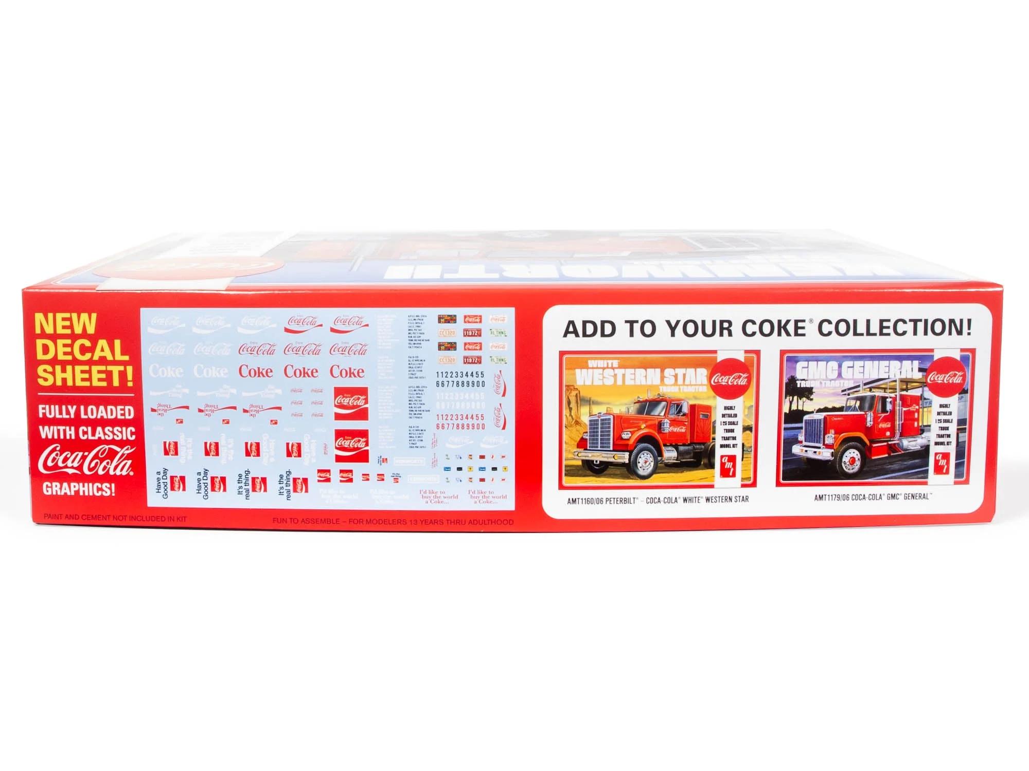 AMT 1/25 Kenworth 925 Tractor Coca-cola Model Kit — official product photo 2