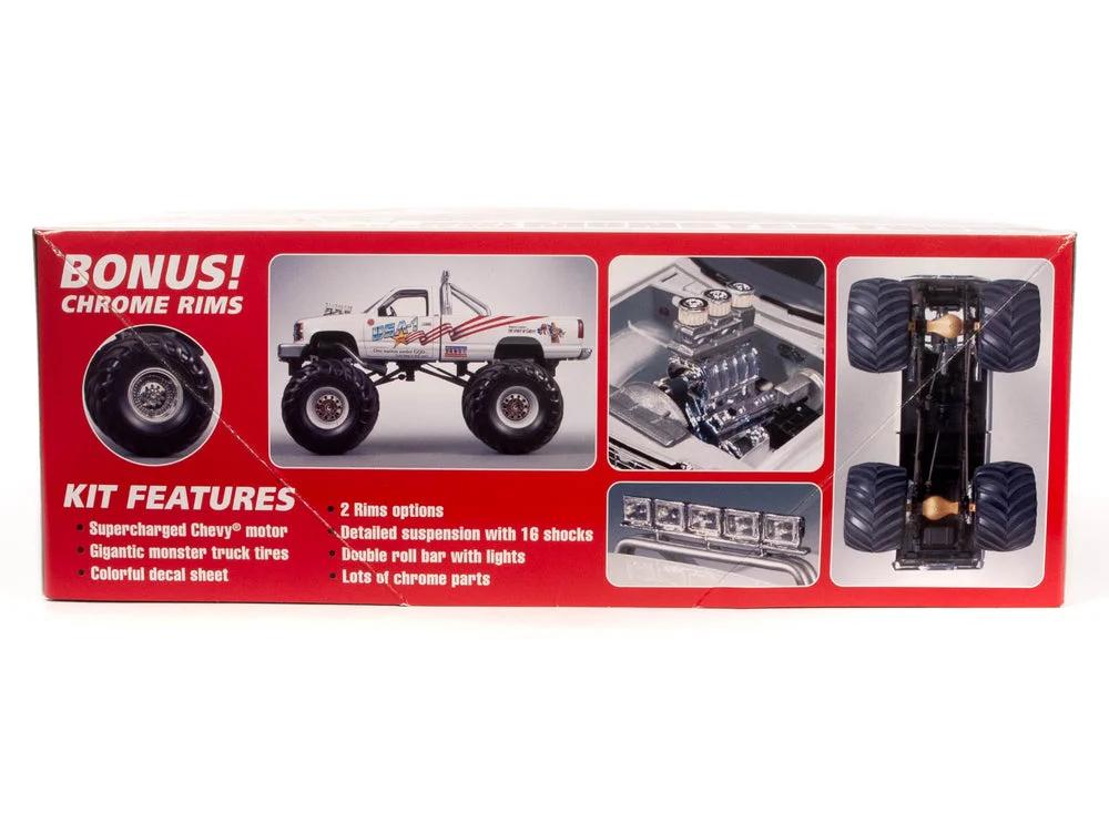 AMT 1/25 USA-1 Chevy Silverado Monster Truck Model Kit — official product photo 3