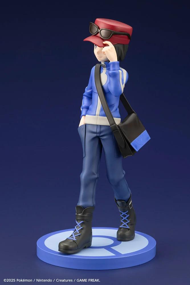 Pokémon Calem with Froakie Artfx J Statue — official product photo 3
