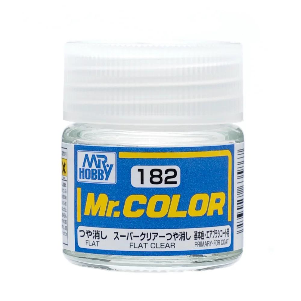 Mr. Hobby Mr. Color Flat Clear (C182) 10 ml — official product photo 1