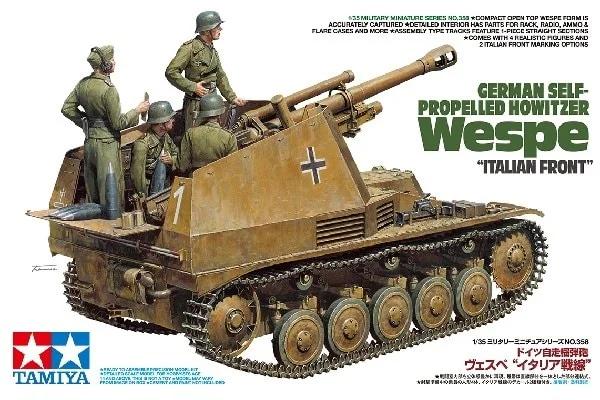 Tamiya 1/35 German SP Howitzer Wespe Model Kit — box art