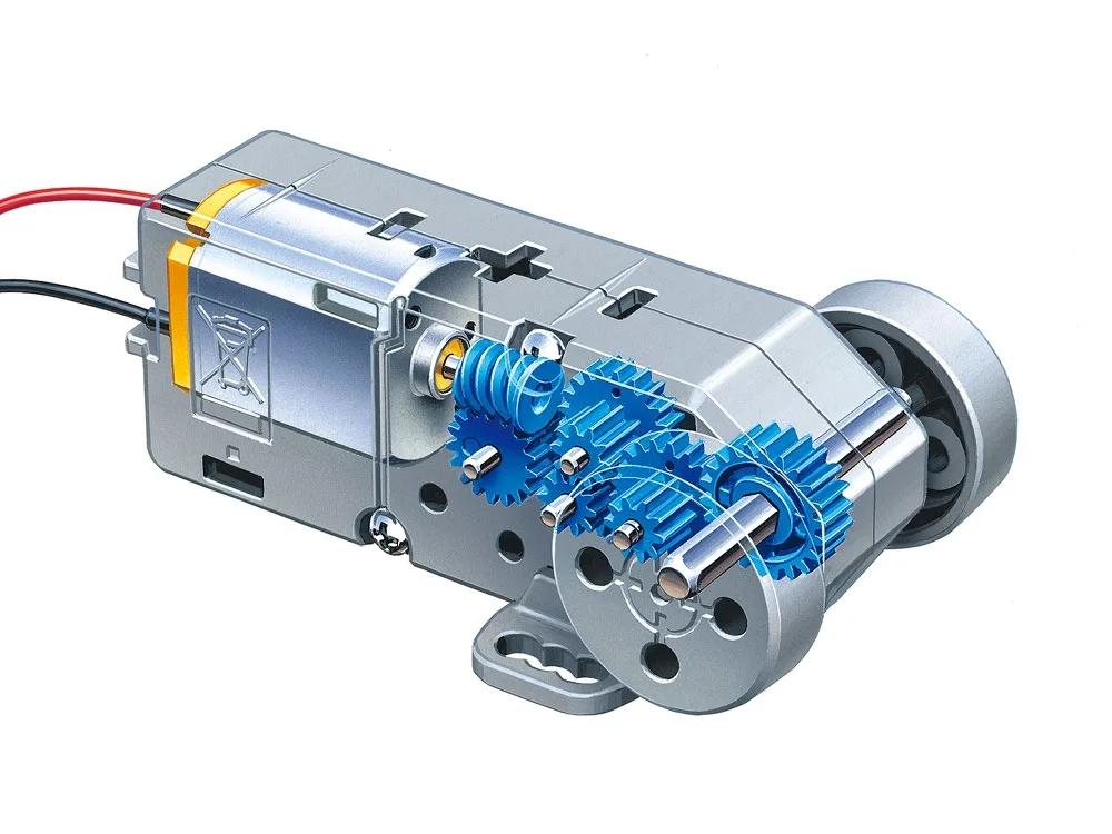 Tamiya Mini Motor Slim Gearbox 2 Speed Model Kit — official product photo 1