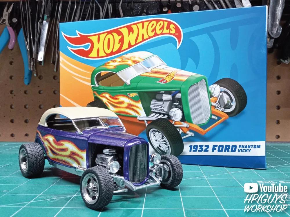 AMT 1/25 32 Ford Phantom Vicky Hot Wheels Model Kit — official product photo 6